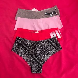 Pink Seamless Cheeky Panties